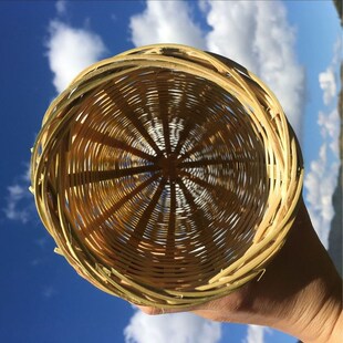 酒抽竹编竹编竹篓子酿糯米酒竹漏酒抽酒糟酒隔离器竹酒冲