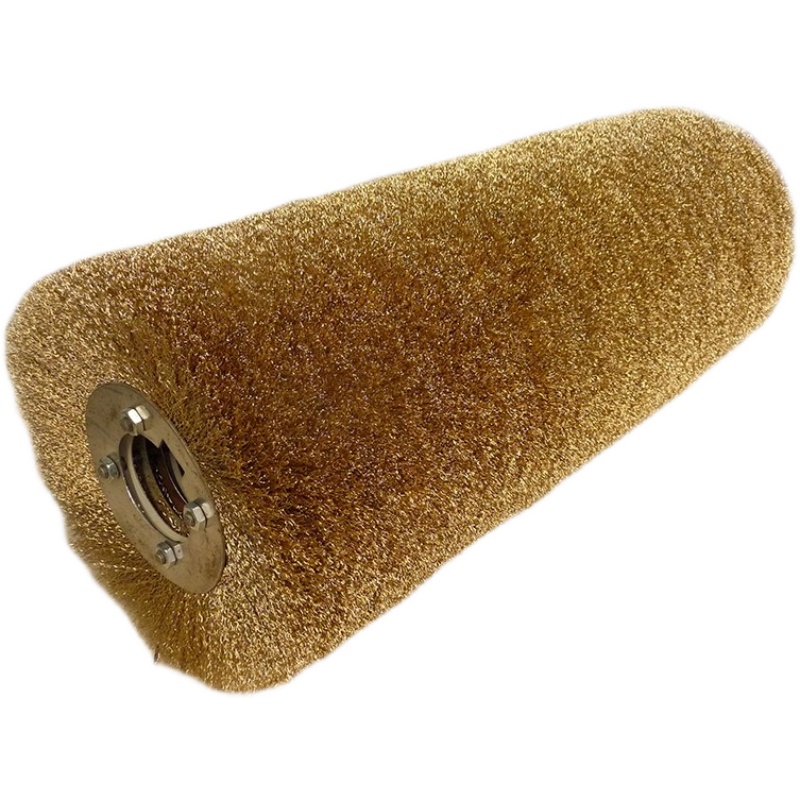 钢丝刷辊打磨轮除锈工业用不锈钢刷棍滚筒抛光机长刷电动木板拉丝