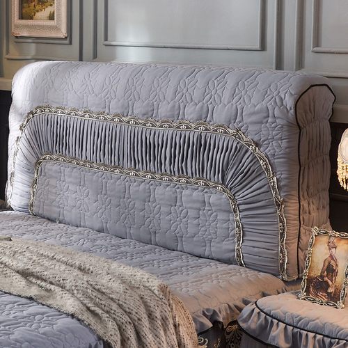 新款加厚床头罩靠背罩布艺床头防尘罩弹力皮床木软包拆洗欧式