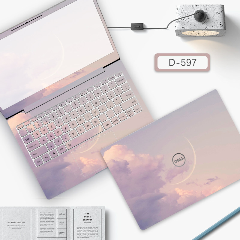 电脑纸戴尔灵越燃寸fi笔记本 9 9膜9外壳9  9保护膜风全.