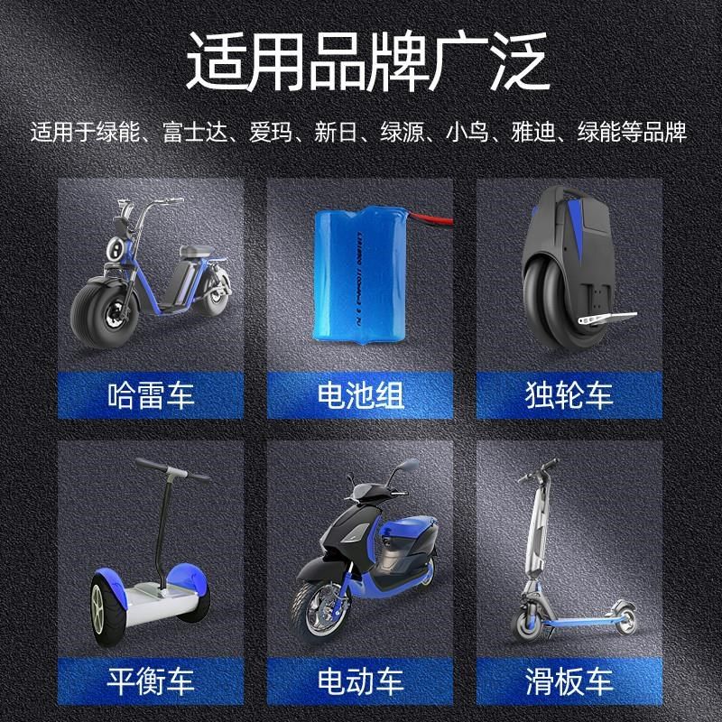 池电动车滑板充电器锂离子哈雷平衡车通用