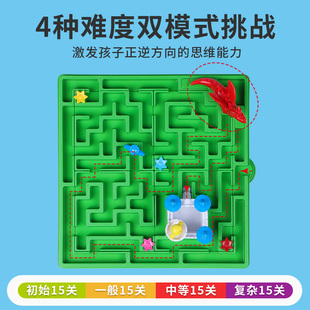睡美人迷宫桌游益智早教逻辑思维训练迷宫类闯关三只小猪
