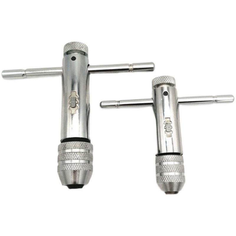 丝锥绞手丝锥扳手正反可调棘轮丝锥扳手绞手丝攻 便捷T型攻丝工