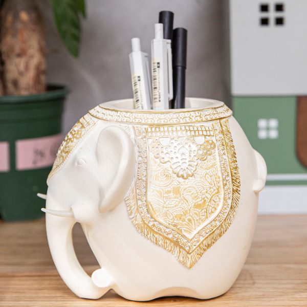 北欧笔筒办公室桌面摆件时尚个性老师办公用品创意文具教师节礼物