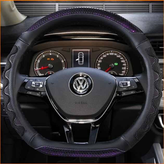 一汽大众2019新款速腾18宝来捷达2017桑塔纳朗逸汽车防滑方向盘套