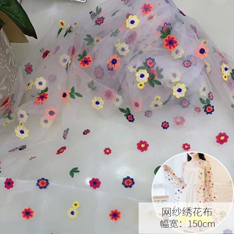 春款网纱绣花女童洛丽塔裙