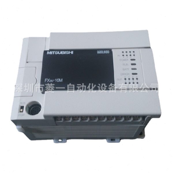 FX3U-16MR/ES-A 8入8出继电器型16点PLC