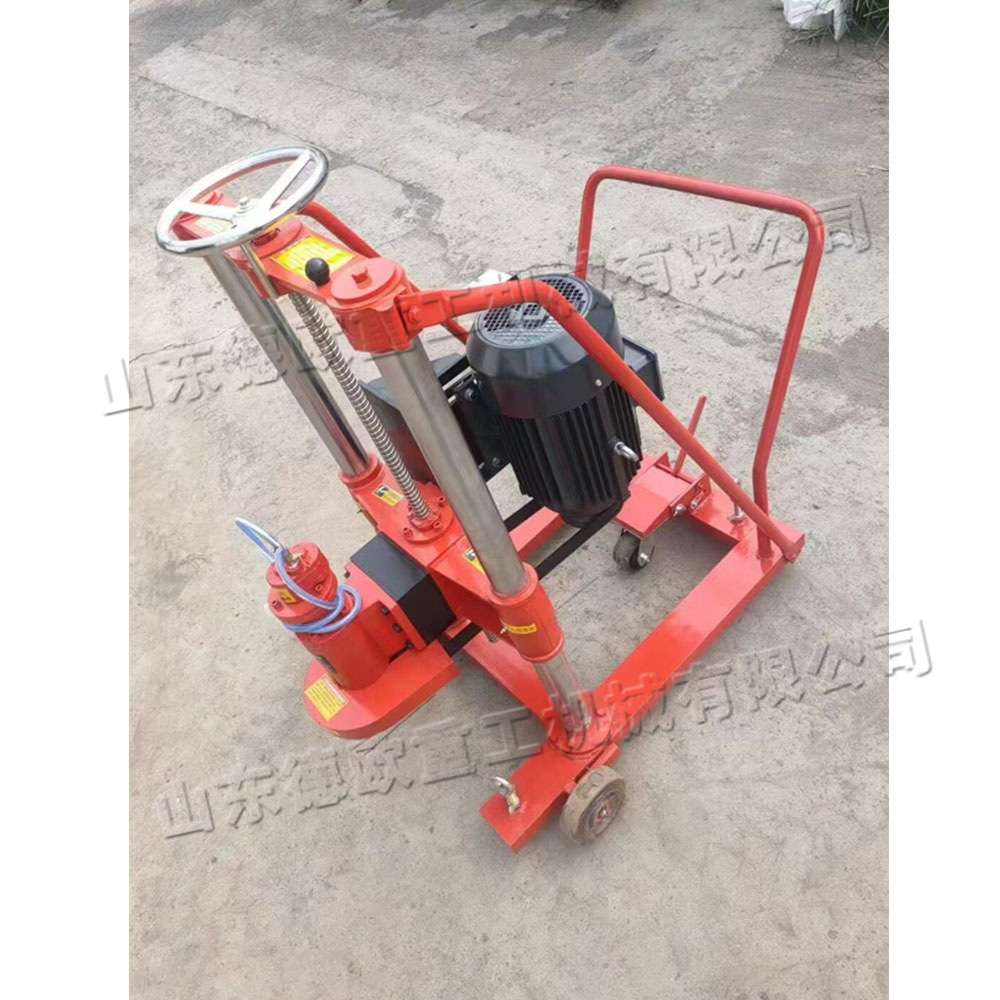 小型混凝土钻孔取芯机 高速金刚石工程钻机 汽油式公路机场钻孔机