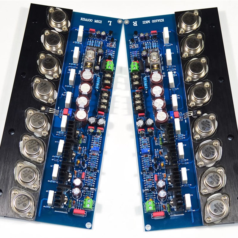 KSA100金封管大功率HIFI发烧级 纯后级可调甲类功放板(一对)