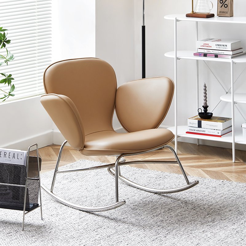 大人阳台休闲懒人沙发北欧客厅轻奢单人椅子简约摇椅家用轻奢躺椅