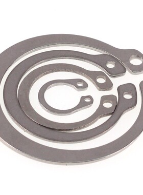 304不锈钢轴用挡圈 外卡卡簧 卡环 C型弹性挡圈 M 3-75 GB894