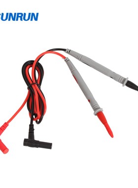 万用表20A特尖红黑双色表笔 CATIII 1000V 20A 通用阻燃硅胶线缆