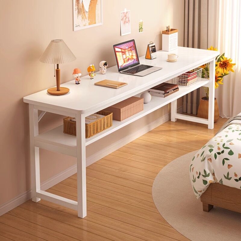电脑桌家用书桌卧室桌子长长条桌牀边桌窄桌简易办公桌书桌学习桌
