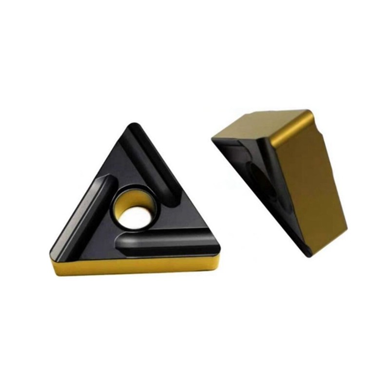 进口双色涂层三角形开槽数控刀片TNMG160408R-S/160404R-S 粗车刀
