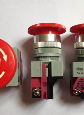 和泉IDEC急停按钮开关AVW410R-AVW410G-AVW410W-AVW410Y
