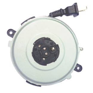 旭晟迷你型卷线盘便携式线盒电源线收纳盒电线整理器自动绕线器