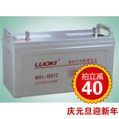 LUOKI洛奇蓄电池MEL38-1212V38AH胶体应急储能设备专用 质保3年