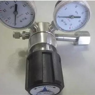 不锈钢减压器 二氧化硫 氯气 氯化氢 实验室防腐蚀双表减压阀厂家