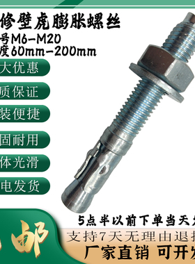 车修壁虎膨胀螺丝m6m8m10m12mm16镀锌加长高强度电梯专用膨胀螺栓