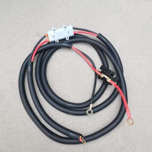 汽车空调配件带线一套驻车空调电源插头保险盒插头大号24v电源线