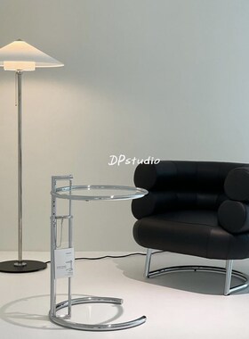 DPstudio 包豪斯设计师沙发不锈钢艺术皮艺扶手米其林中古休闲椅