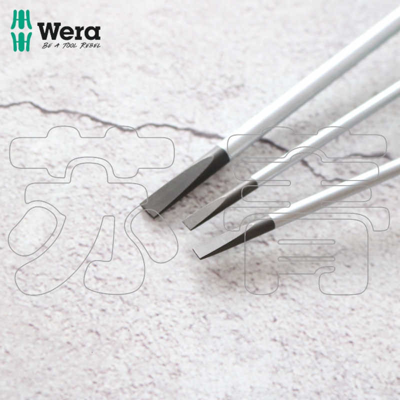 德国Wera维拉接线端子1335 一字螺丝刀2/2.5/3.0/3.5/4/5.5/6mm