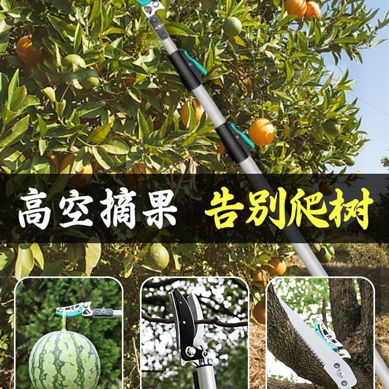 摘果器槐花荔枝枇杷采果剪刀伸缩高空剪摘龙眼神器高枝剪刀摘果剪