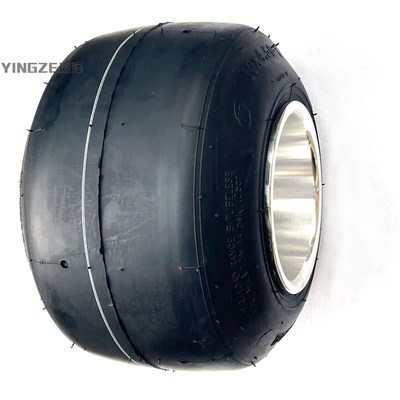 自制改装漂移四轮三轮卡丁车配件10X4.50-5寸真空轮胎铝轮毂光胎