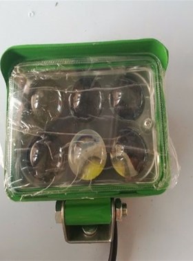 一盒两个 绿色3寸方6珠汽车led货车射灯聚光超亮散光12伏24v