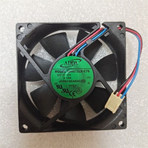 全新原装ADDA 8020 AD0812LX-C76 DC12V 0.10A 80*20MM静音小风扇