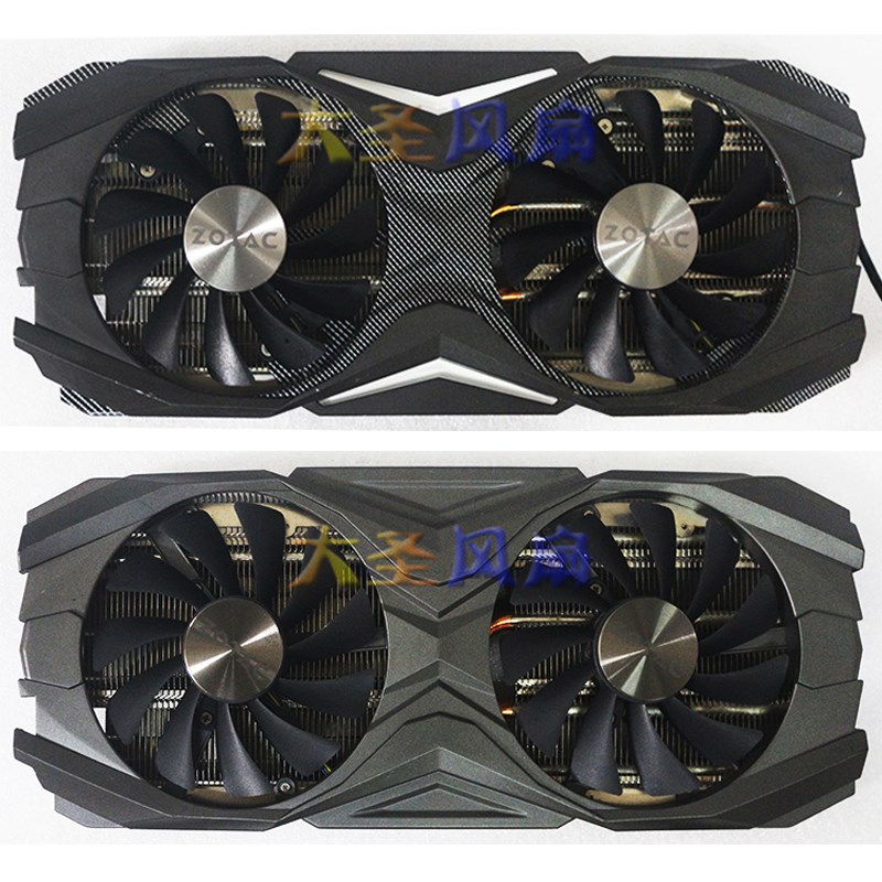 索泰GTX1070/1070ti/1080/1080ti AMP! 5铜管58*58孔距显卡散热器