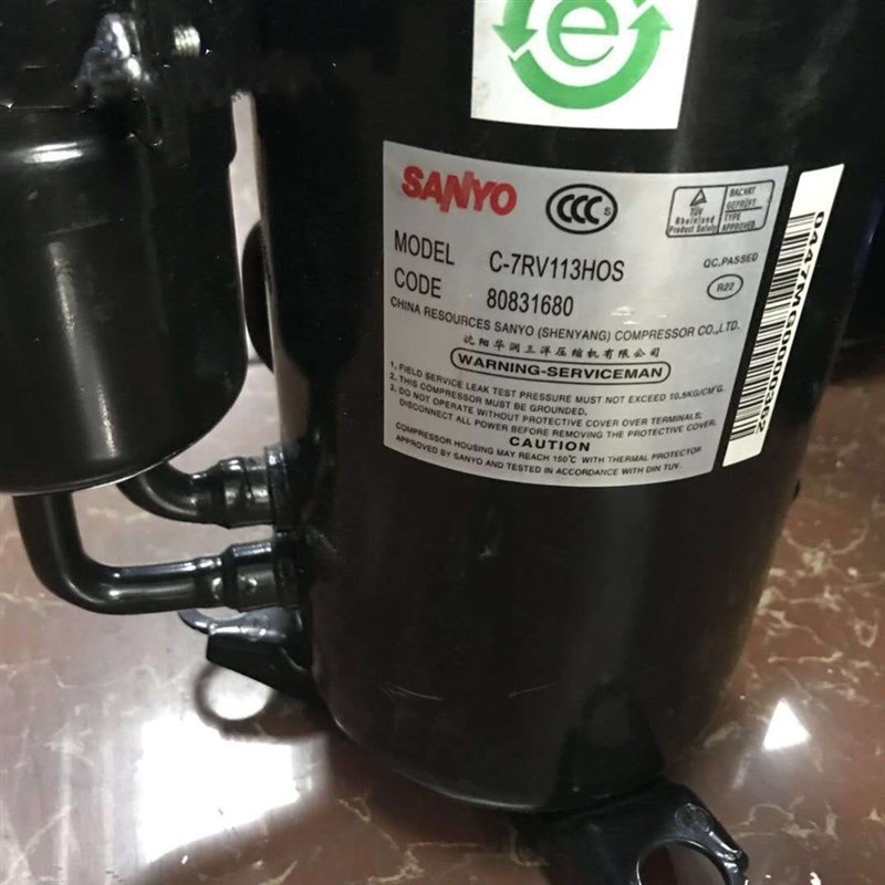 C-7RVN113HOW C-7RVN153HOW原装全新三洋变频空调制冷压缩机R410A