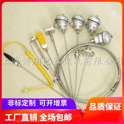 上海博翔铠装高温热电偶电阻WRNK/WREK/WRPK/WRFK/WRCK/WRMK/WZPK