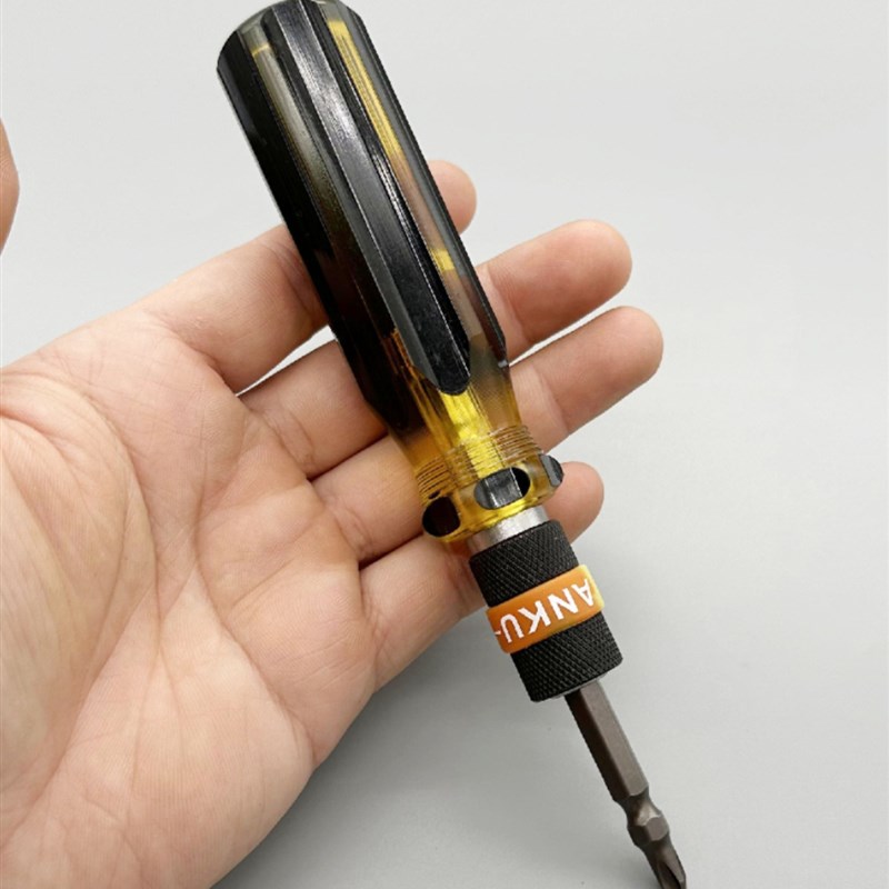 德国多用途螺丝刀双头6.35位螺丝刀快速释放螺丝刀6.35双卡头双批