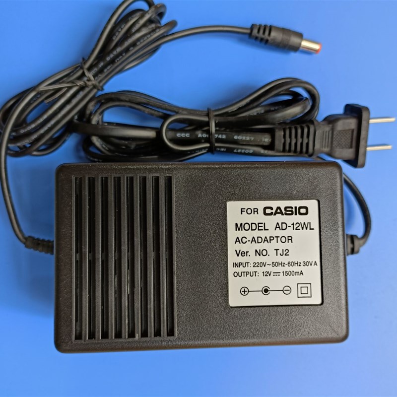 原装卡西欧12V1.5A电子琴 电钢琴电源适配器AD-12ML变压器铜芯重