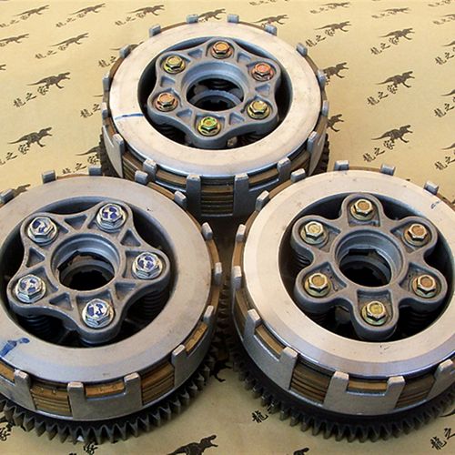 CG150钱江6柱6片大小孔珠江益豪150三轮摩托车配件离合器小古总成