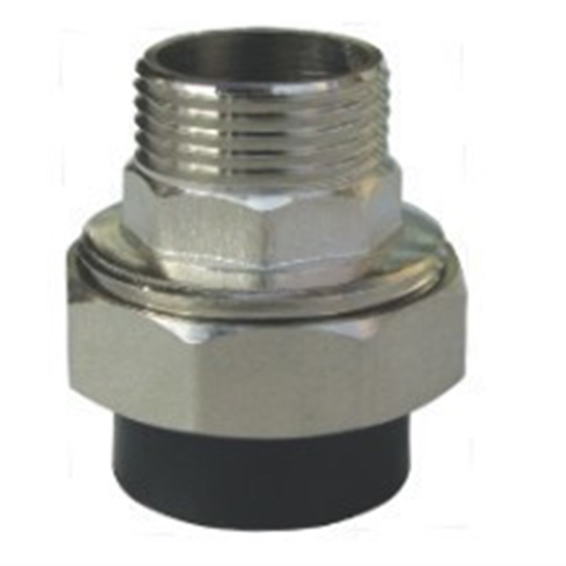 埃美柯PE管件 配件5746 钢塑外丝活接201/2内各种规格