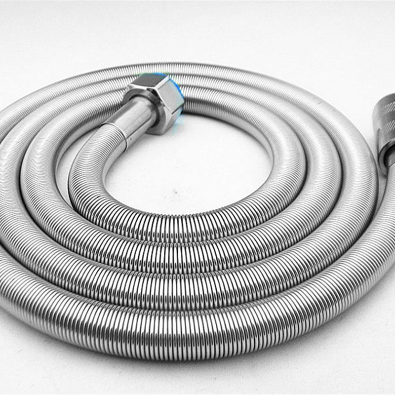 1.5米弹簧淋浴花洒软管热水器防爆喷头水管铜芯防爆内管