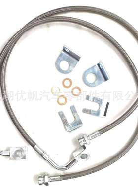 89707适用07-18吉普牧马人JK 4-6“举升前部加长不锈钢制动管路