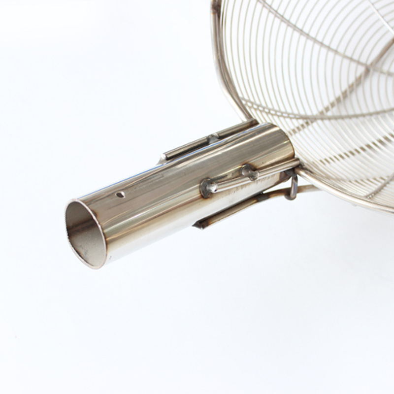 特大不锈钢笊篱头 食堂专用漏勺工业方眼盘丝漏勺漏瓢 油抄包邮