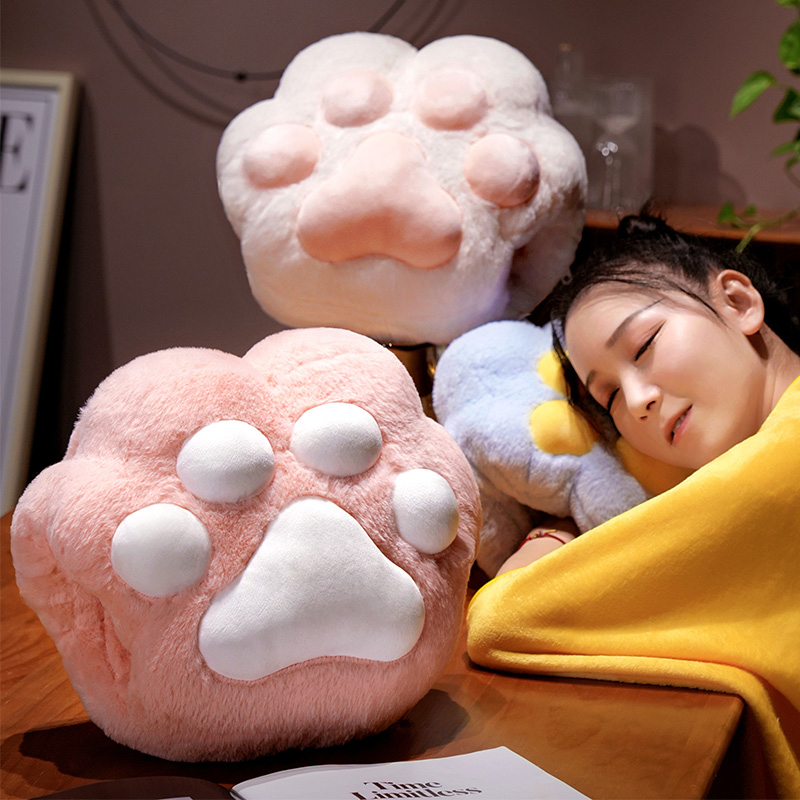 可爱猫爪抱枕被子两用毯子二合一车用靠枕办公室靠垫午睡枕头车载