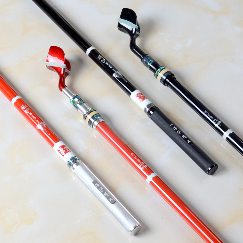 湛泸新款炮台碳素超轻超硬80变140支架黑坑钓箱架杆竞技飞抄1.4米