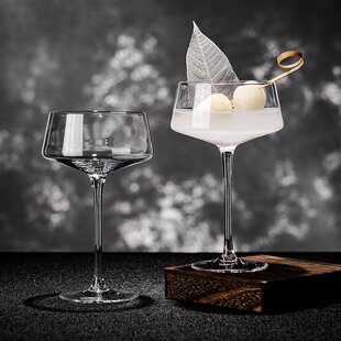 酒点半 鸡尾酒杯子玻璃高脚杯马天尼杯荔枝果酒杯塔杯奶酒特调杯