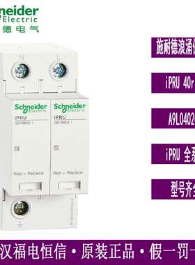 天津万高原装iPRU系列浪涌电涌保护器A9L040201 iPRU 40r 2P 350V