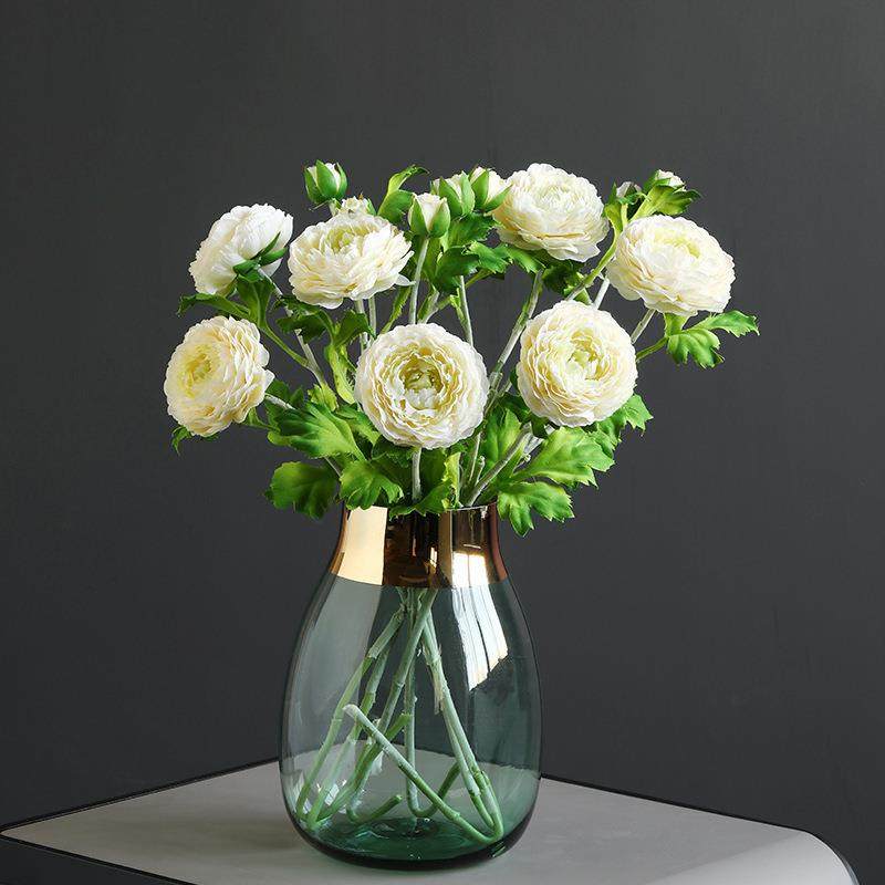 简约现代透明玻璃花瓶摆件轻奢风客厅餐桌玄关插花金属装饰品手工,农机/农具/农膜,其它农用工具,淘宝优惠券,粉丝福利购,淘宝优惠卷