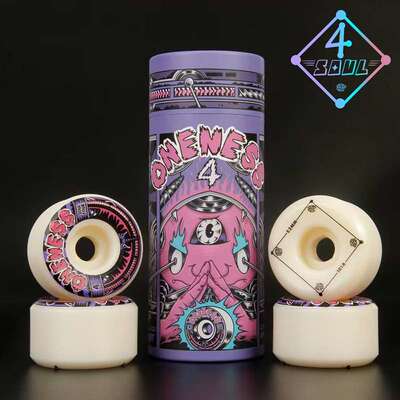 魂动轮oneness专业滑板轮子动作宽轮高硬度高回弹104A 魂动8魂动9