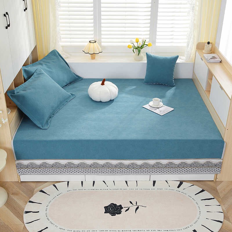 2024新款轻奢高档四季通用榻榻米床盖可机洗防滑炕单卧室炕垫定制