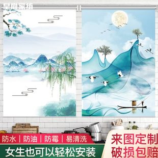 2024年新款 客厅卧室全遮光升降帘 窗帘卷拉式 办公室遮阳免打孔安装