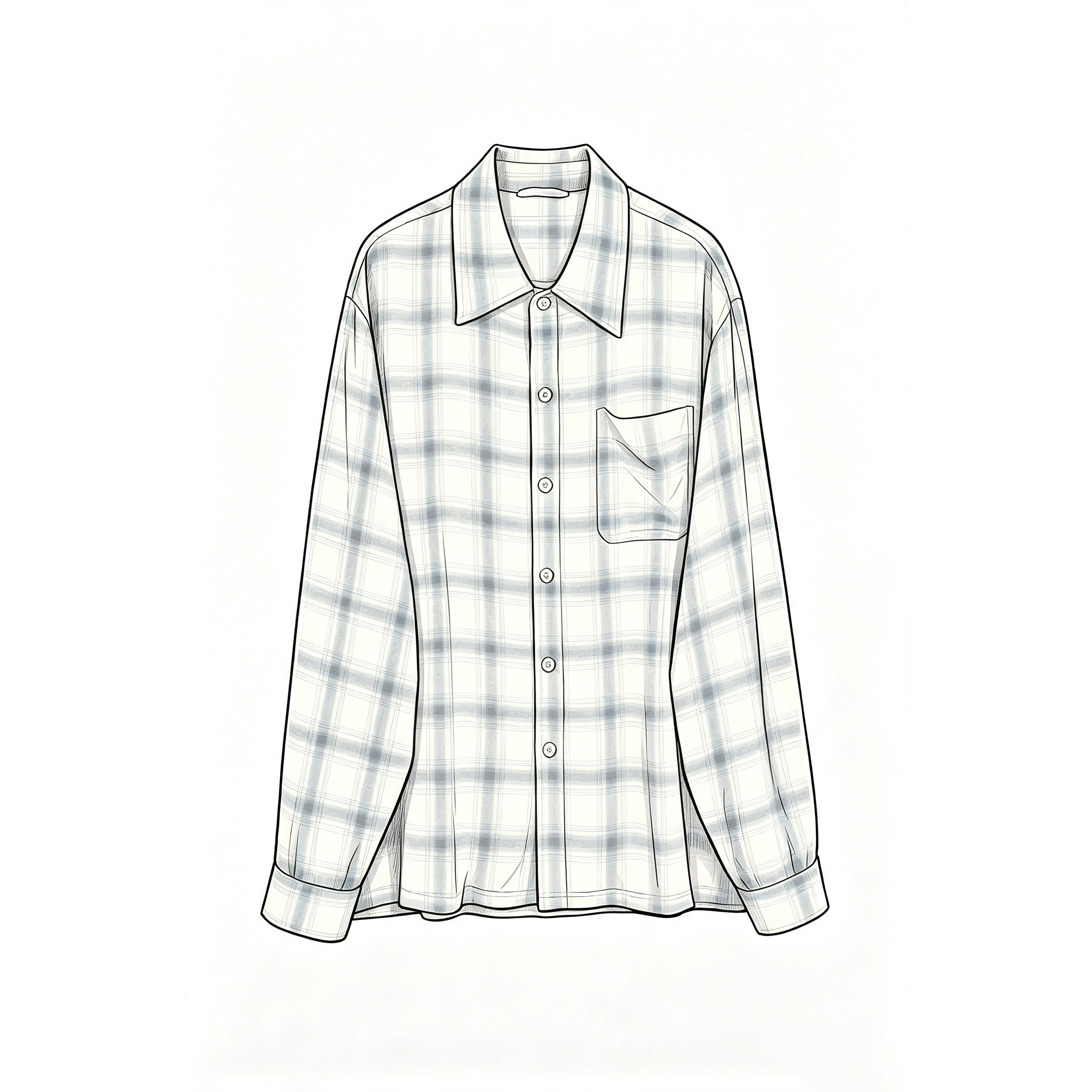 thumbnail for 【i795】OL 100% viscose shirt