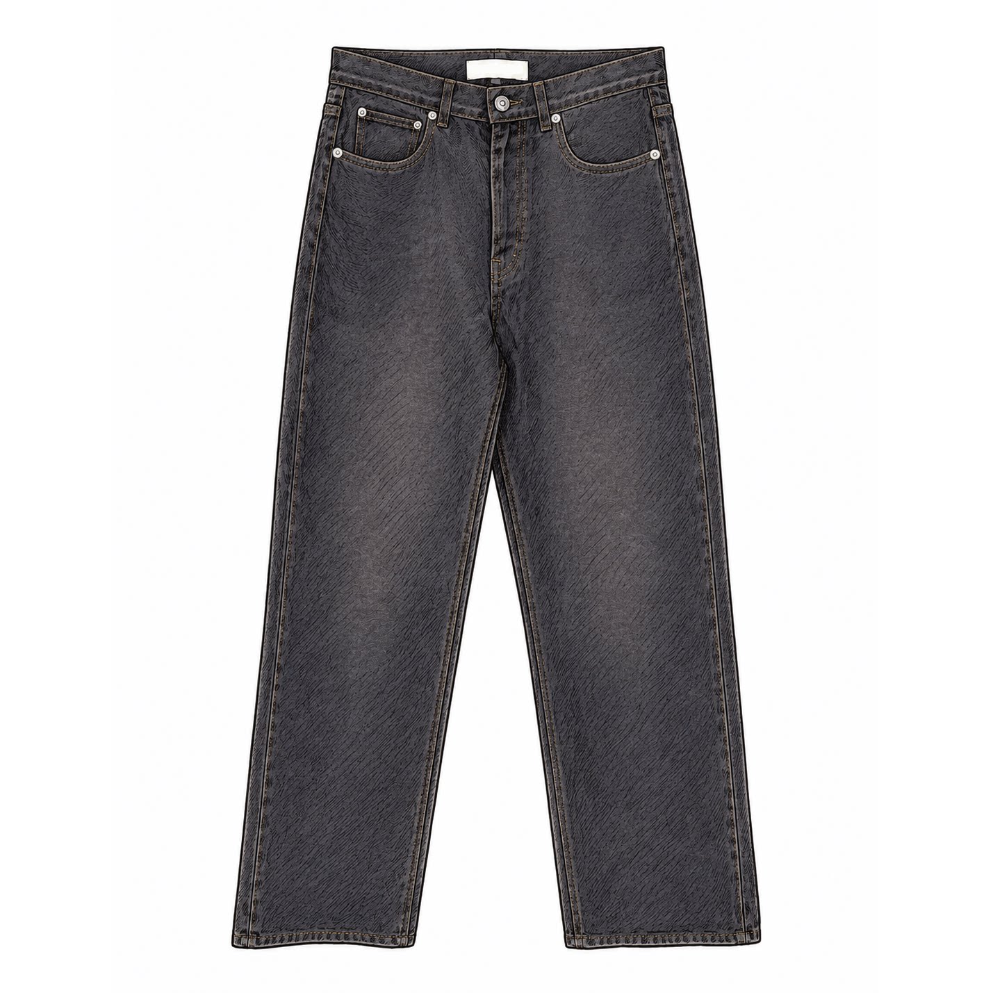 thumbnail for 【i795】26ss Dusty Phantom third cut jeans